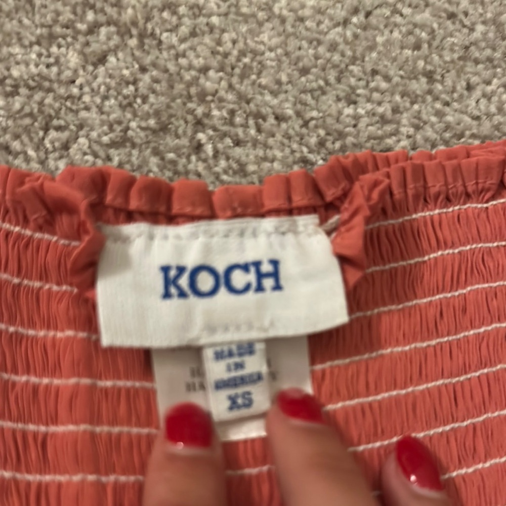 KOCH Coral Pleated Women's Skirt - Picture 2 of 2